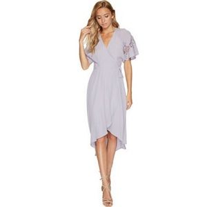 ASTR - NWOT Lavender Midi Wrap Dress